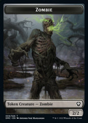 Saproling // Zombie Double-sided Token [Dominaria United Tokens] | Exor Games Dartmouth