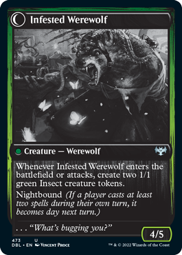 Infestation Expert // Infested Werewolf [Innistrad: Double Feature] | Exor Games Dartmouth