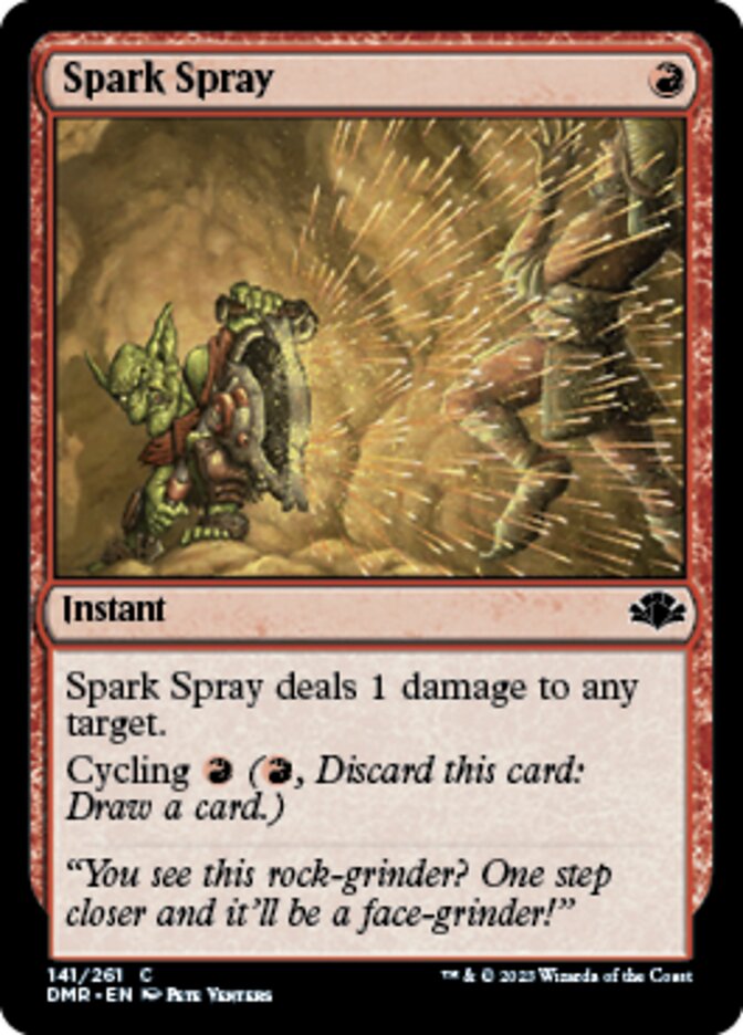 Spark Spray [Dominaria Remastered] | Exor Games Dartmouth