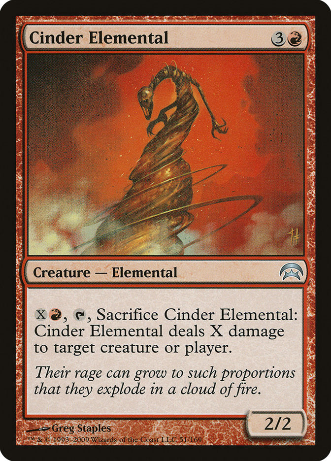 Cinder Elemental [Planechase] | Exor Games Dartmouth