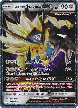 Dusk Mane Necrozma GX (90/156) (Jumbo Card) [Sun & Moon: Ultra Prism] | Exor Games Dartmouth