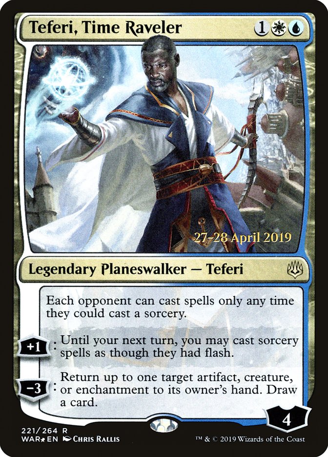 Teferi, Time Raveler  [War of the Spark Prerelease Promos] | Exor Games Dartmouth