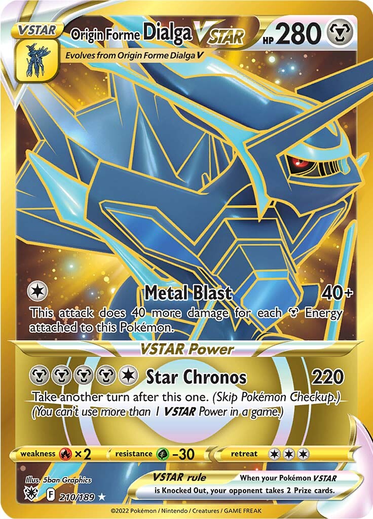 Origin Forme Dialga VSTAR (210/189) [Sword & Shield: Astral Radiance] | Exor Games Dartmouth