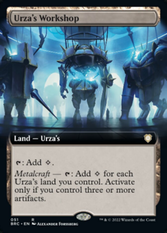 Urza's Workshop (Extended Art) [The Brothers' War Commander] | Exor Games Dartmouth