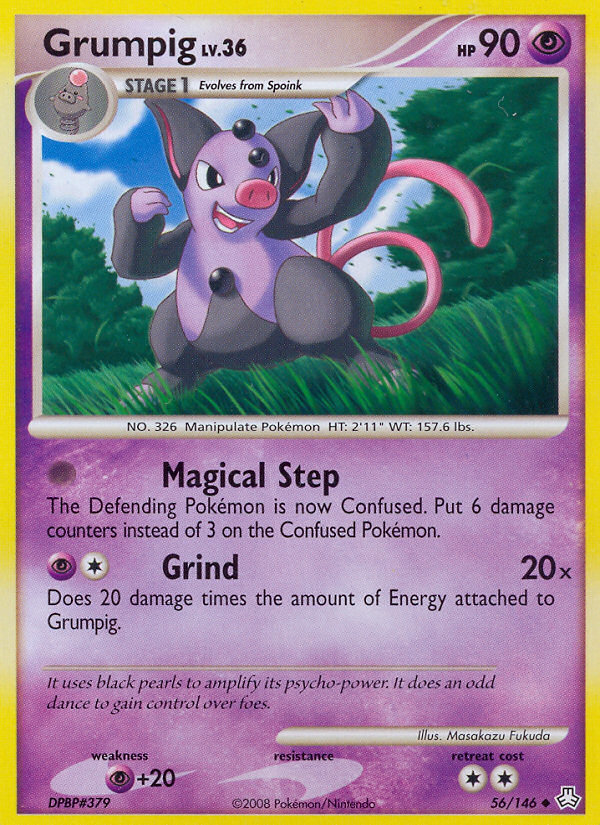 Grumpig (56/146) [Diamond & Pearl: Legends Awakened] | Exor Games Dartmouth