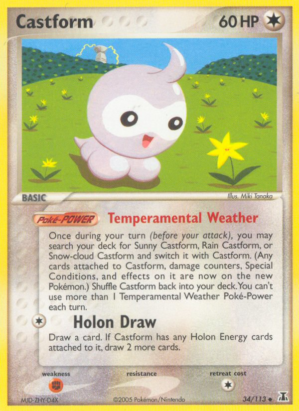 Castform (34/113) [EX: Delta Species] | Exor Games Dartmouth