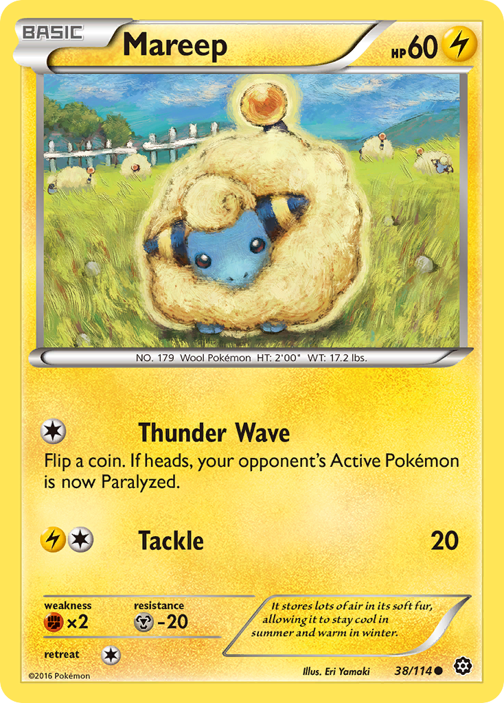 Mareep (38/114) [XY: Steam Siege] | Exor Games Dartmouth