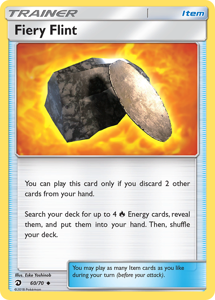 Fiery Flint (60/70) [Sun & Moon: Dragon Majesty] | Exor Games Dartmouth