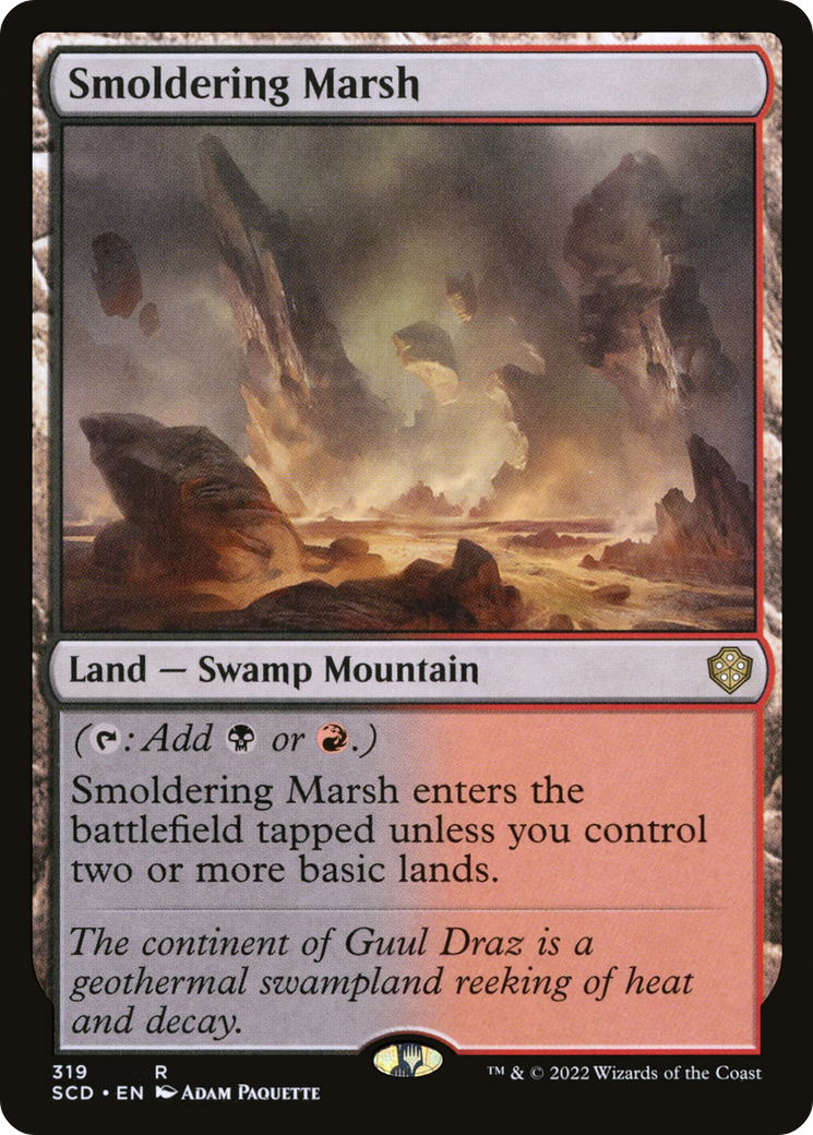 Smoldering Marsh [Starter Commander Decks] | Exor Games Dartmouth