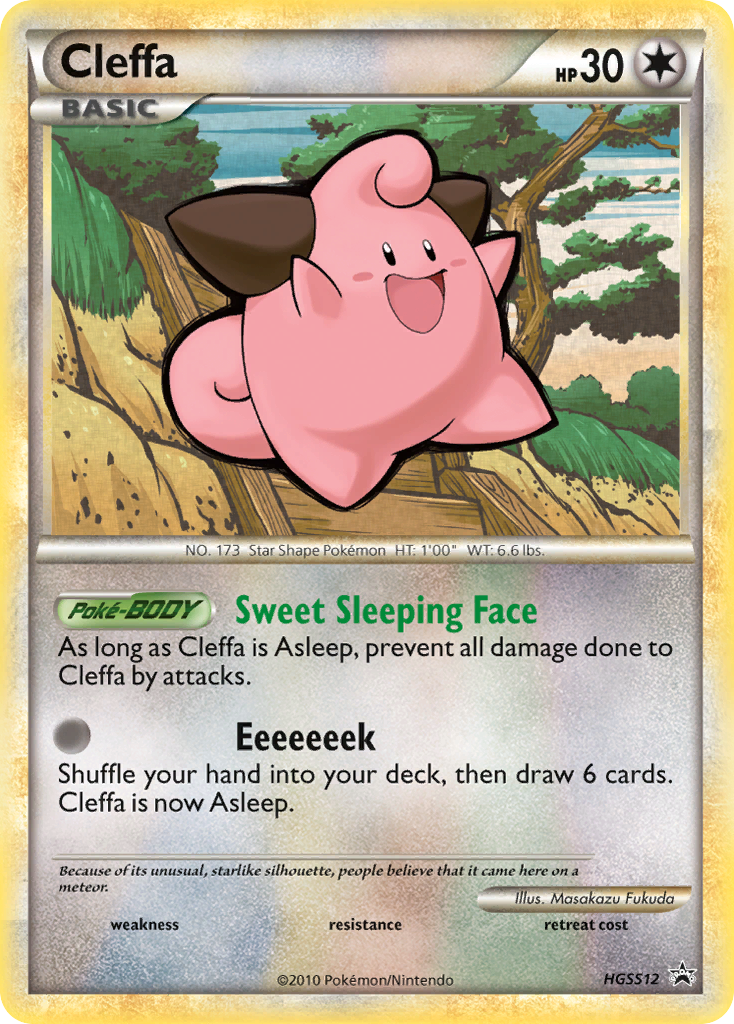 Cleffa (HGSS12) [HeartGold & SoulSilver: Black Star Promos] | Exor Games Dartmouth