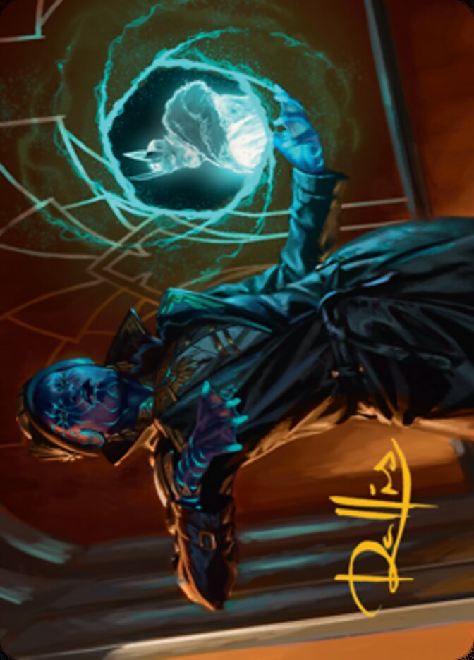 Kamiz, Obscura Oculus Art Card (Gold-Stamped Signature) [Streets of New Capenna Art Series] | Exor Games Dartmouth