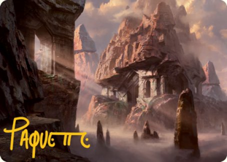 Mountain (277) Art Card (Gold-Stamped Signature) [Dungeons & Dragons: Adventures in the Forgotten Realms Art Series] | Exor Games Dartmouth