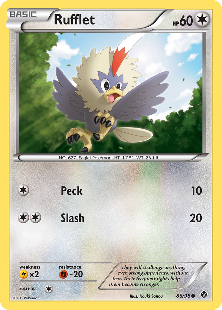 Rufflet (86/98) [Black & White: Emerging Powers] | Exor Games Dartmouth