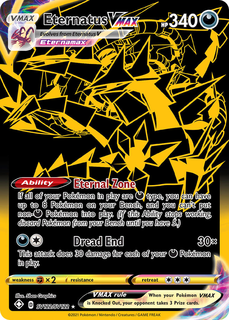 Eternatus VMAX (SV122/SV122) [Sword & Shield: Shining Fates] | Exor Games Dartmouth
