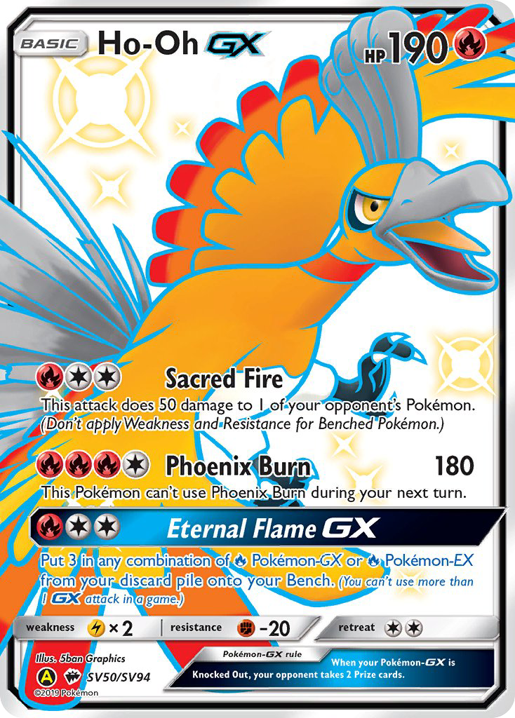 Ho-Oh GX (SV50/SV94) [Sun & Moon: Hidden Fates - Shiny Vault] | Exor Games Dartmouth