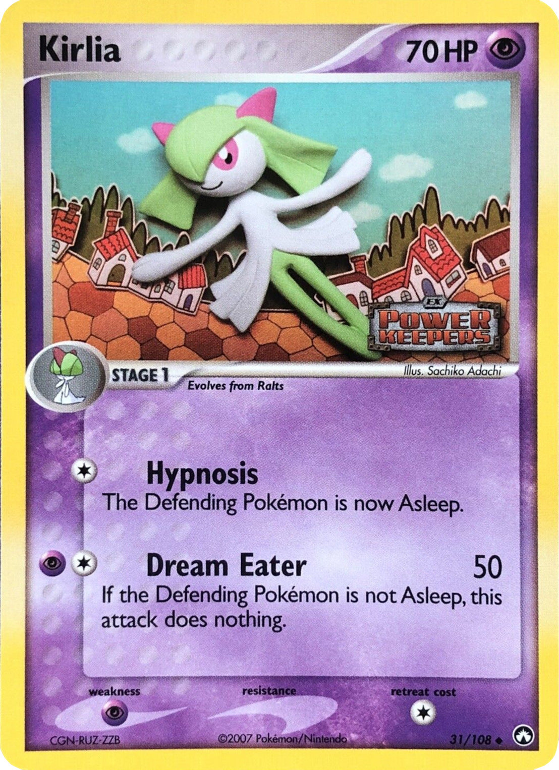 Kirlia (31/108) (Stamped) [EX: Power Keepers] | Exor Games Dartmouth