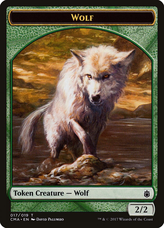 Wolf (017/019) [Commander Anthology Tokens] | Exor Games Dartmouth