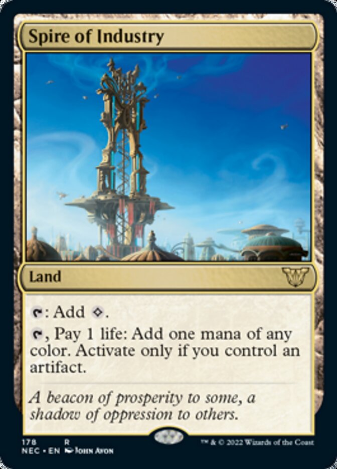 Spire of Industry [Kamigawa: Neon Dynasty Commander] | Exor Games Dartmouth