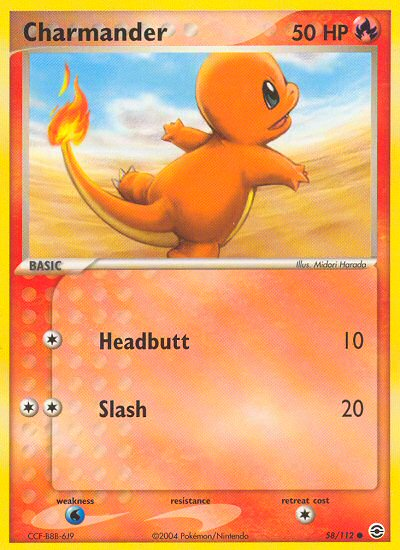 Charmander (58/112) [EX: FireRed & LeafGreen] | Exor Games Dartmouth