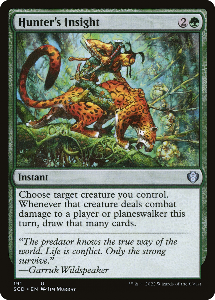 Hunter's Insight [Starter Commander Decks] | Exor Games Dartmouth