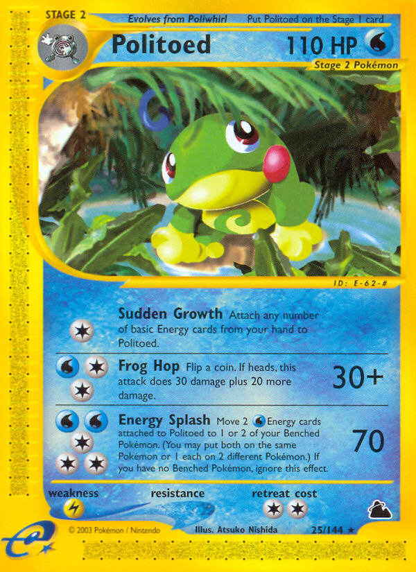 Politoed (25/144) [Skyridge] | Exor Games Dartmouth