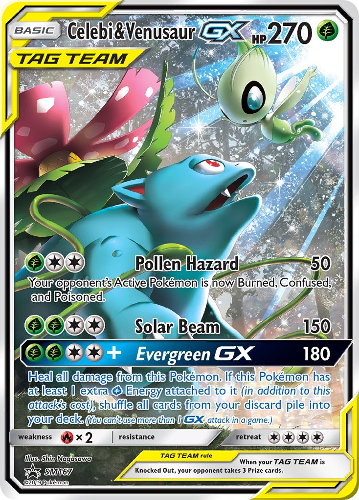 Celebi & Venusaur GX (SM167) [Sun & Moon: Black Star Promos] | Exor Games Dartmouth