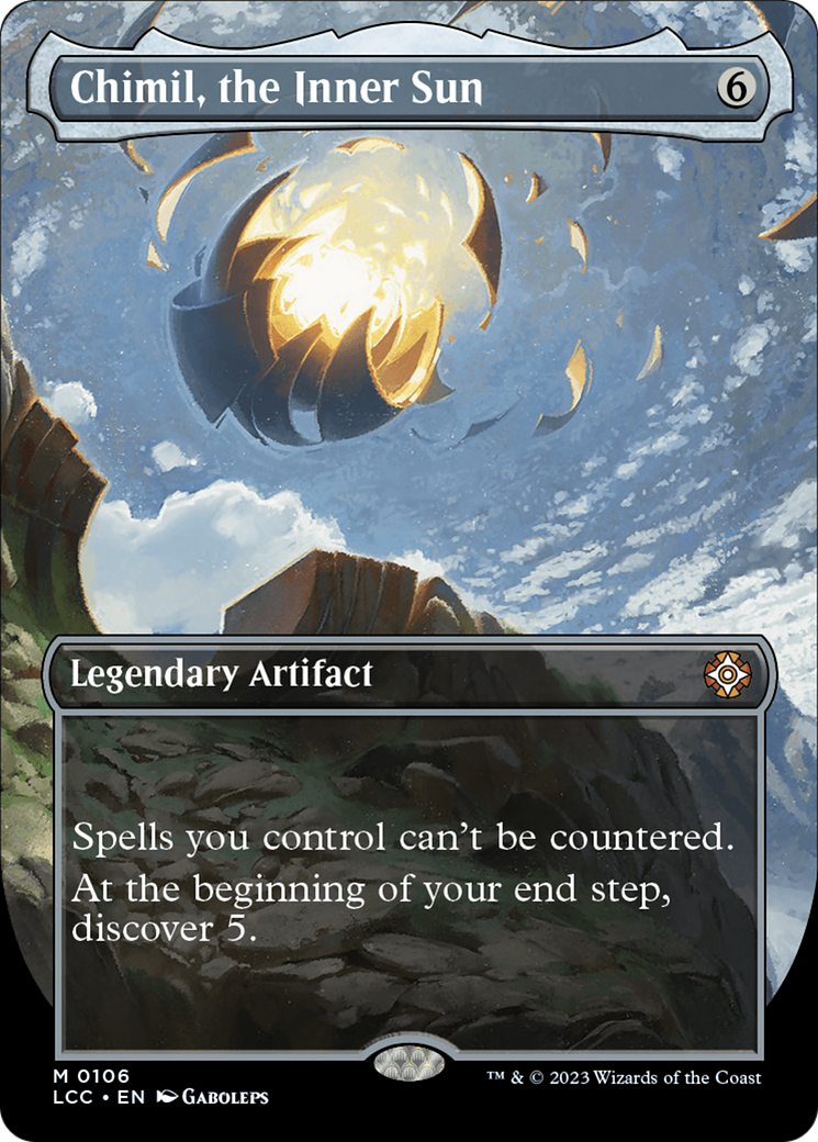 Chimil, the Inner Sun (Borderless) [The Lost Caverns of Ixalan Commander] | Exor Games Dartmouth