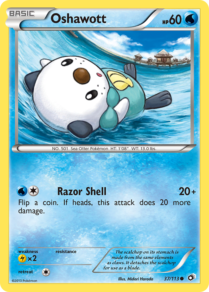 Oshawott (37/113) [Black & White: Legendary Treasures] | Exor Games Dartmouth