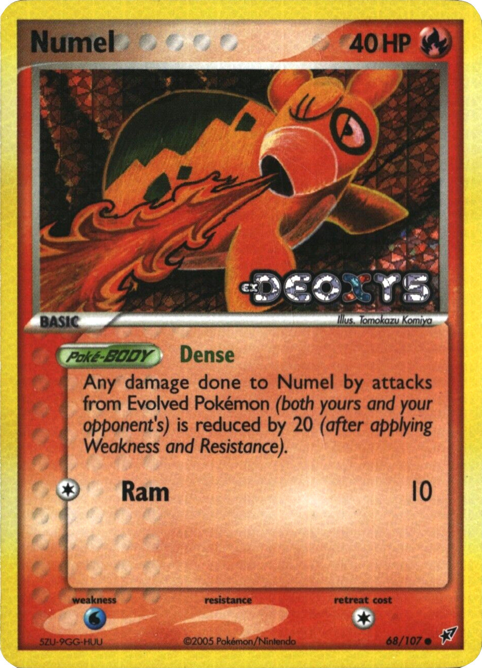 Numel (68/107) (Stamped) [EX: Deoxys] | Exor Games Dartmouth