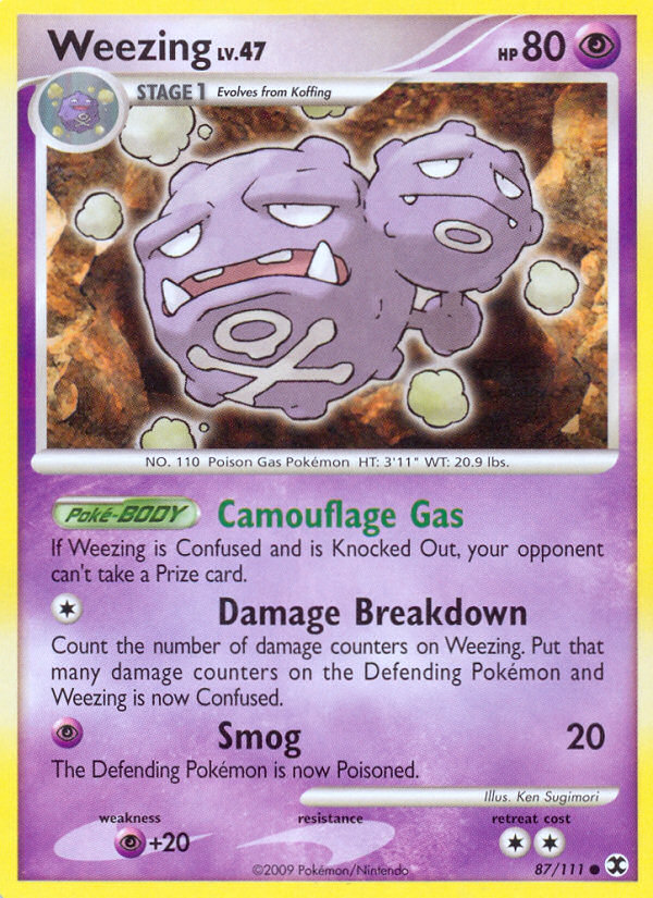 Weezing (87/111) [Platinum: Rising Rivals] | Exor Games Dartmouth