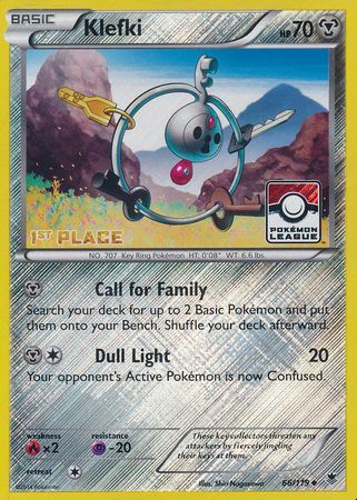 Klefki (66/119) (League Promo 1st Place) [XY: Phantom Forces] | Exor Games Dartmouth