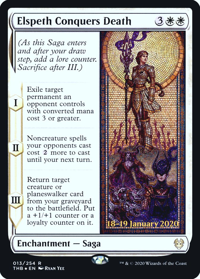 Elspeth Conquers Death [Theros Beyond Death Prerelease Promos] | Exor Games Dartmouth