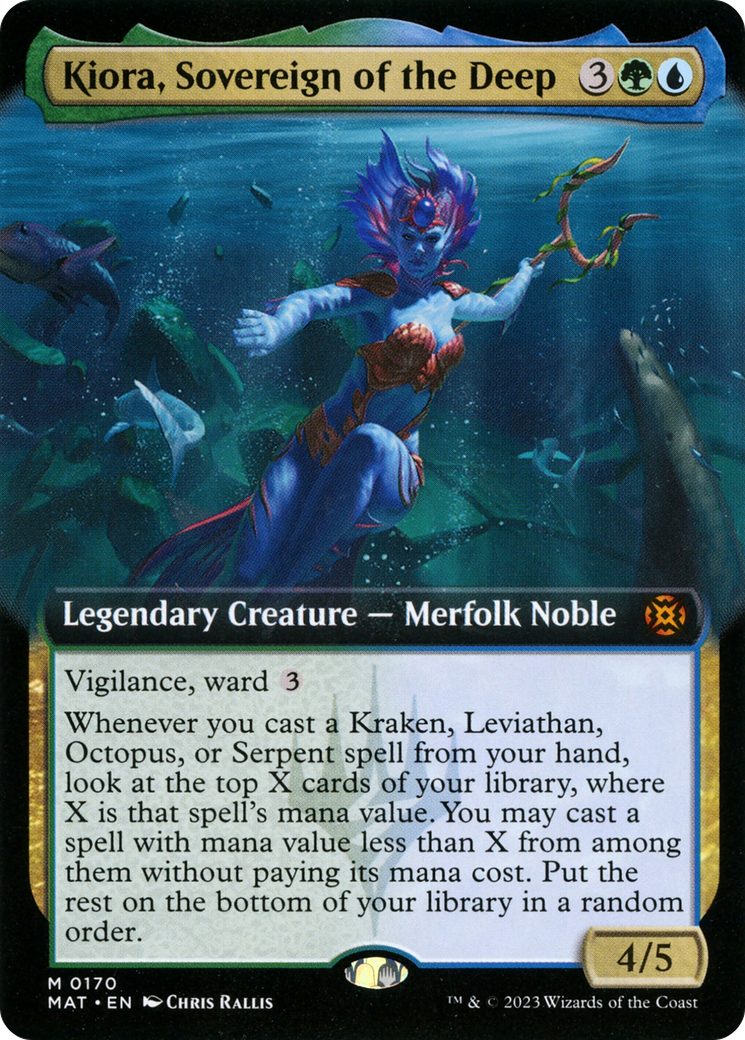 Kiora, Sovereign of the Deep (Extended Art) [March of the Machine: The Aftermath] | Exor Games Dartmouth