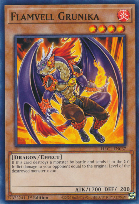 Flamvell Grunika [HAC1-EN067] Common | Exor Games Dartmouth