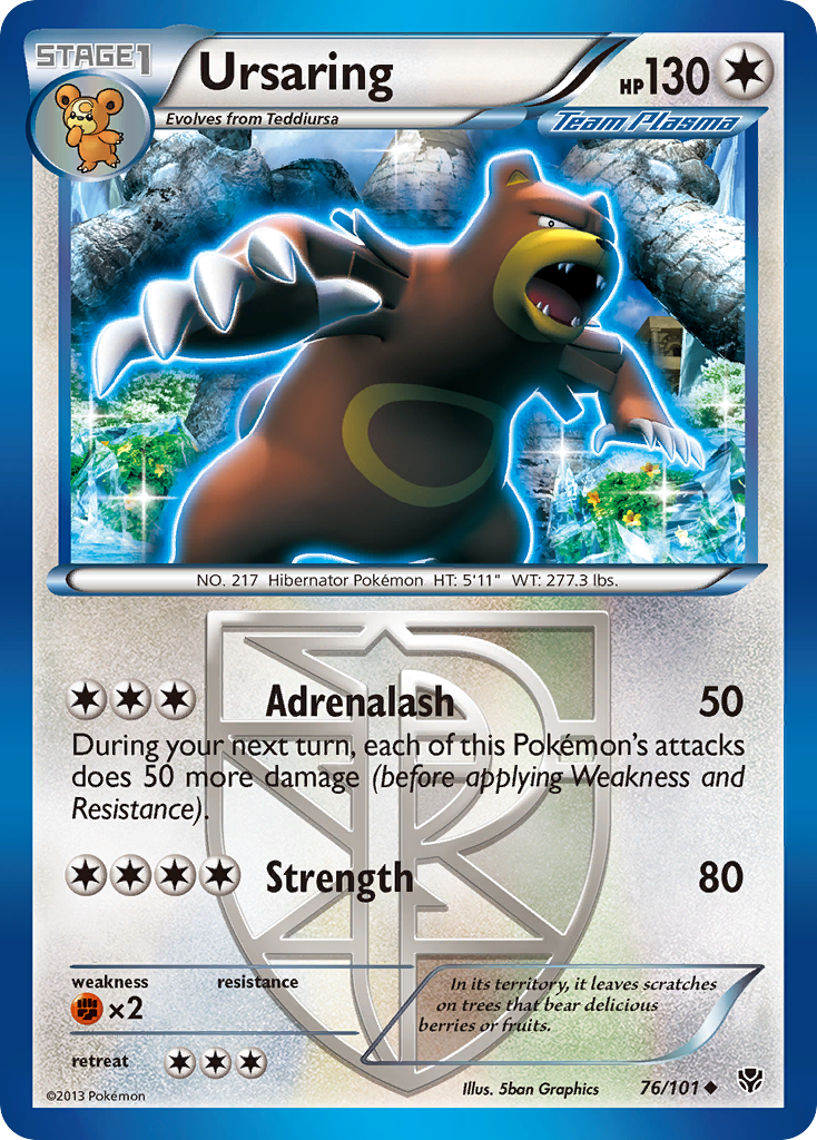 Ursaring (76/101) [Black & White: Plasma Blast] | Exor Games Dartmouth