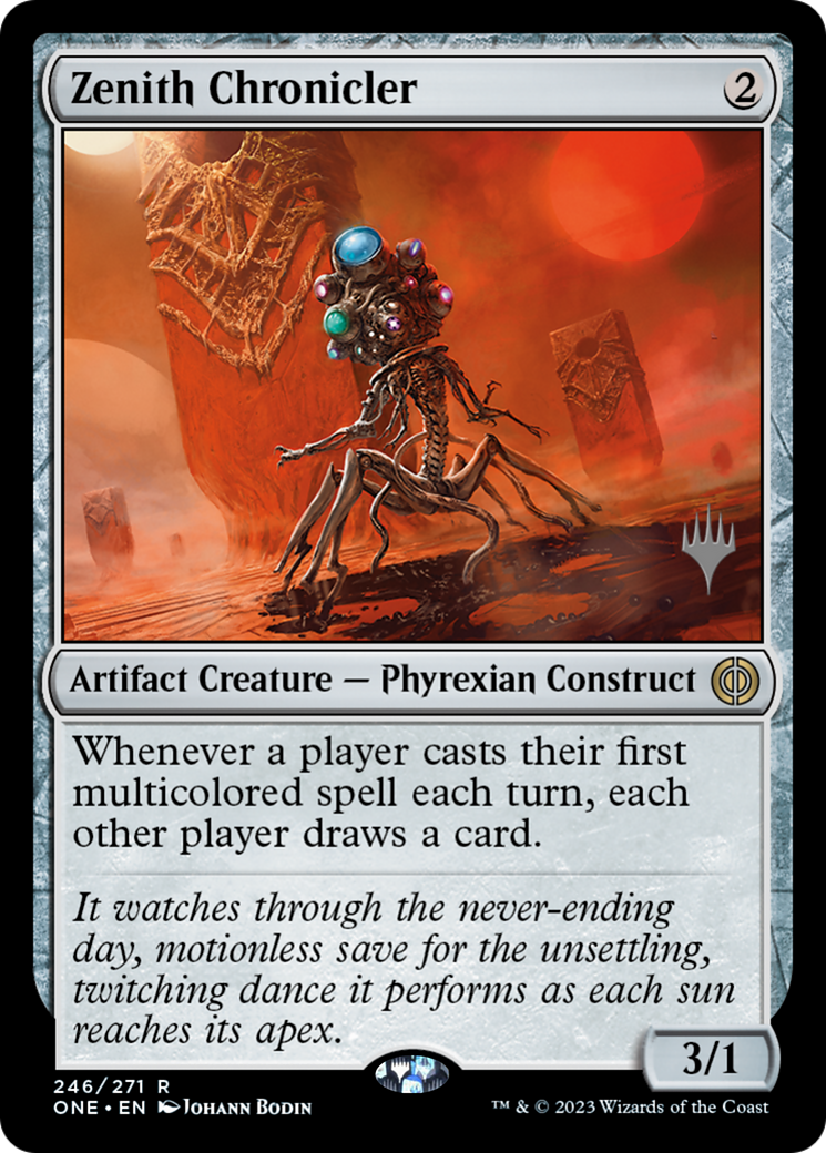 Zenith Chronicler (Promo Pack) [Phyrexia: All Will Be One Promos] | Exor Games Dartmouth