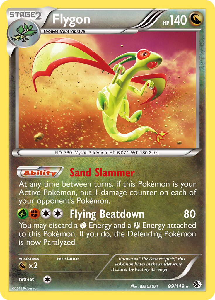 Flygon (99/149) [Black & White: Boundaries Crossed] | Exor Games Dartmouth