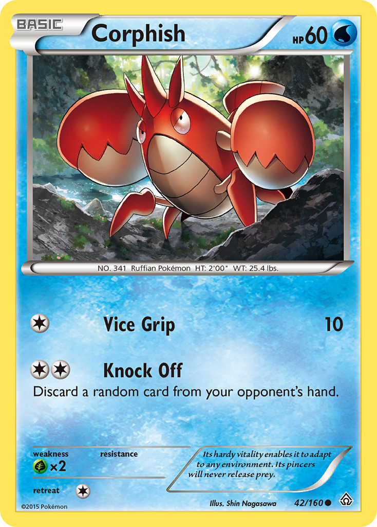 Corphish (42/160) [XY: Primal Clash] | Exor Games Dartmouth