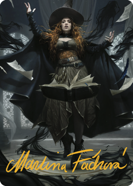 Tasha, the Witch Queen Art Card (41) (Gold-Stamped Signature) [Commander Legends: Battle for Baldur's Gate Art Series] | Exor Games Dartmouth