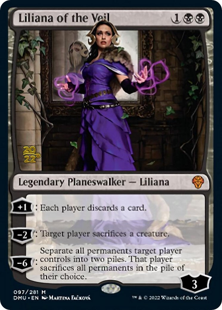Liliana of the Veil [Dominaria United Prerelease Promos] | Exor Games Dartmouth
