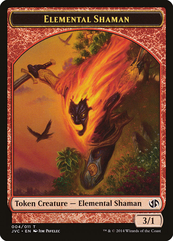 Elemental Shaman Token (Jace vs. Chandra) [Duel Decks Anthology Tokens] | Exor Games Dartmouth