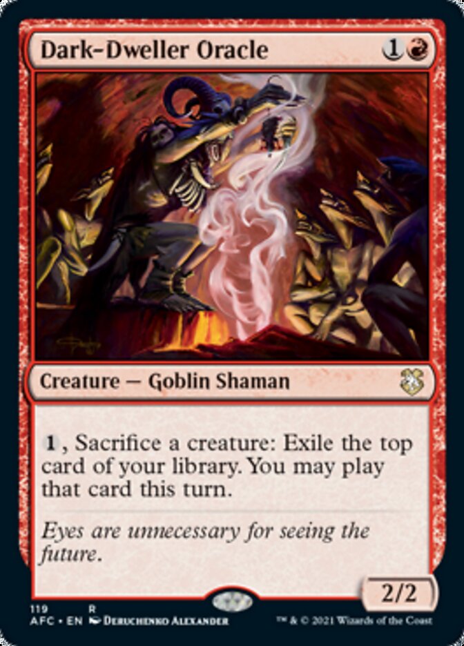 Dark-Dweller Oracle [Dungeons & Dragons: Adventures in the Forgotten Realms Commander] | Exor Games Dartmouth