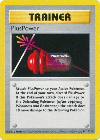 PlusPower (84/102) [Base Set Shadowless Unlimited] | Exor Games Dartmouth