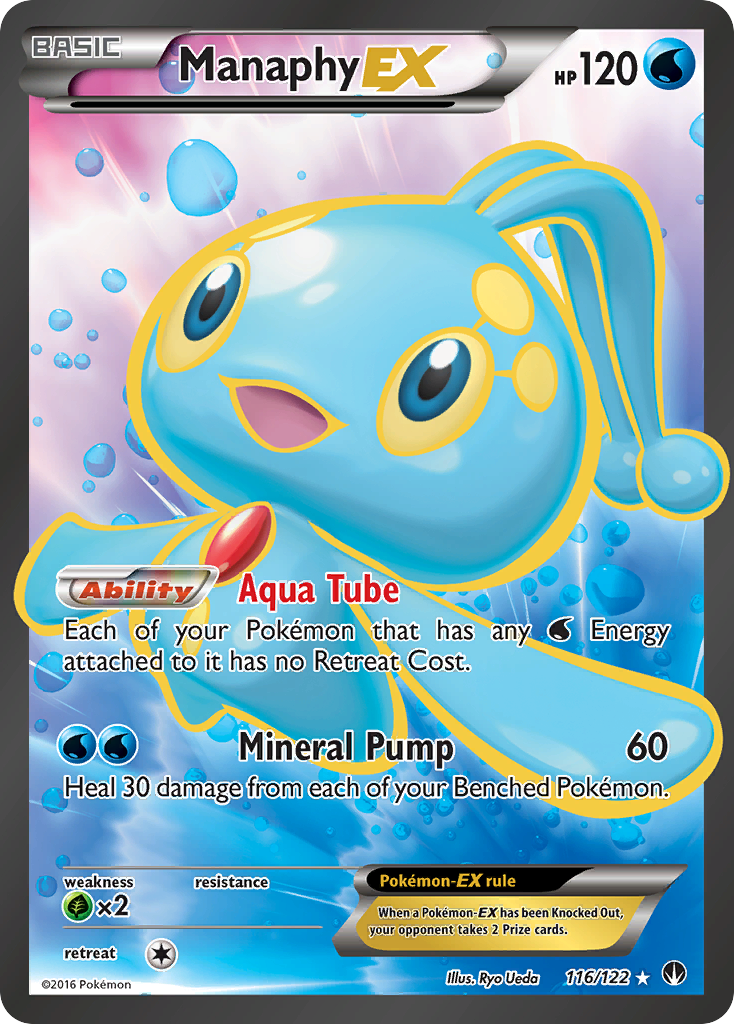 Manaphy EX (116/122) [XY: BREAKpoint] | Exor Games Dartmouth
