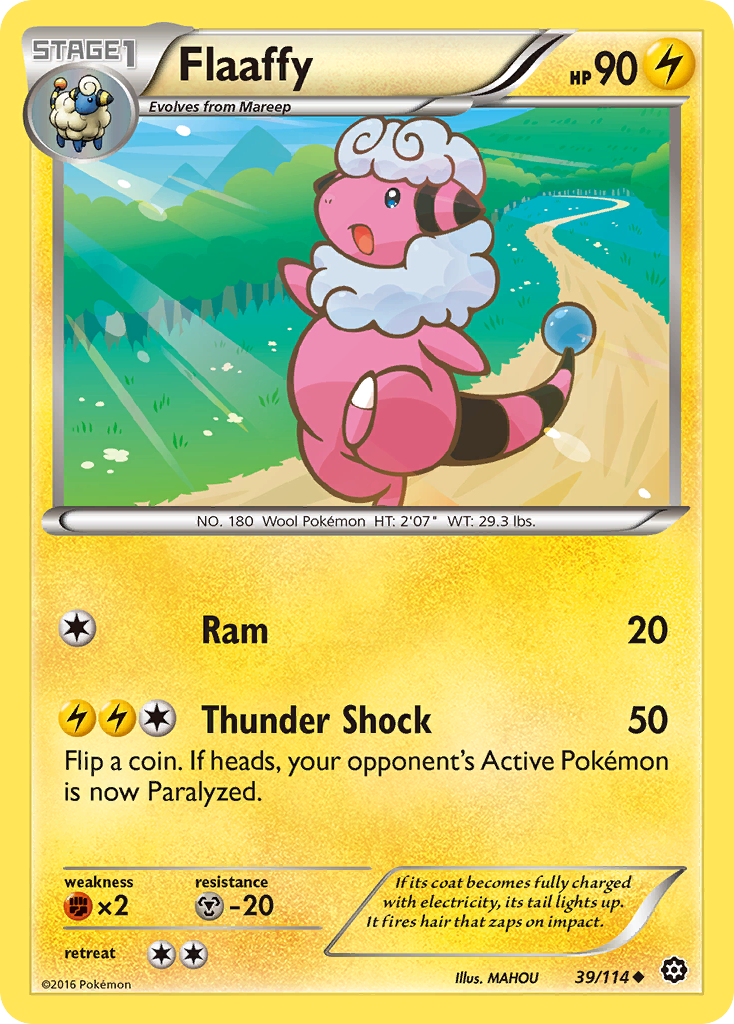 Flaaffy (39/114) [XY: Steam Siege] | Exor Games Dartmouth