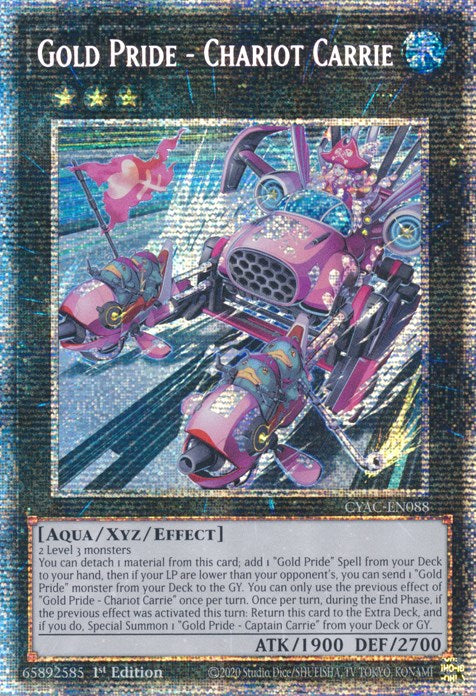 Gold Pride - Chariot Carrie [CYAC-EN088] Starlight Rare | Exor Games Dartmouth