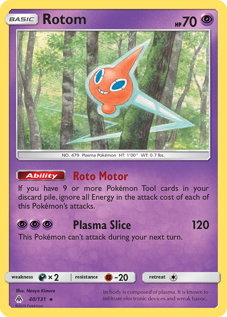 Rotom (40/131) [Sun & Moon: Forbidden Light] | Exor Games Dartmouth