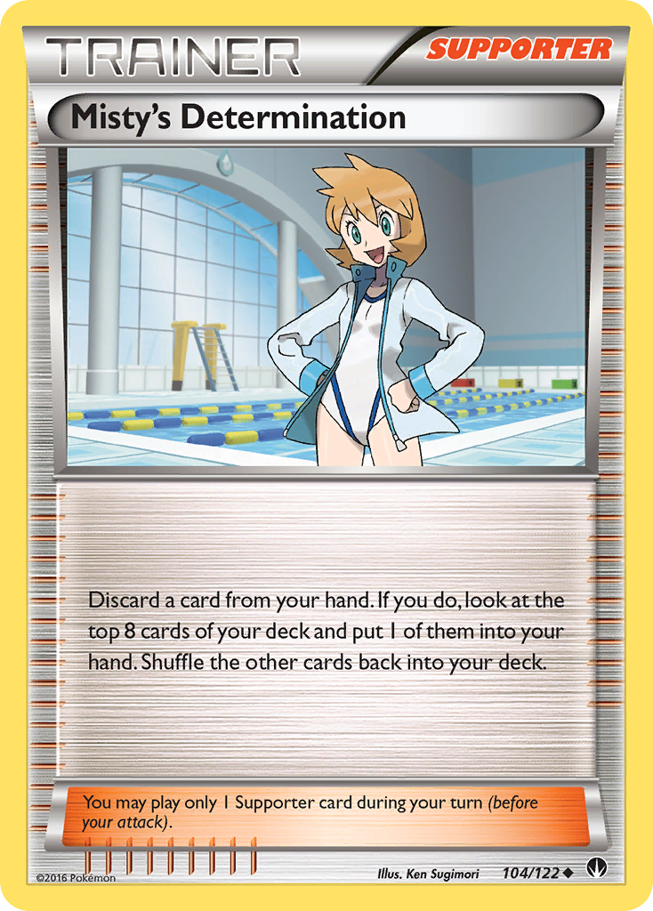 Misty's Determination (104/122) [XY: BREAKpoint] | Exor Games Dartmouth