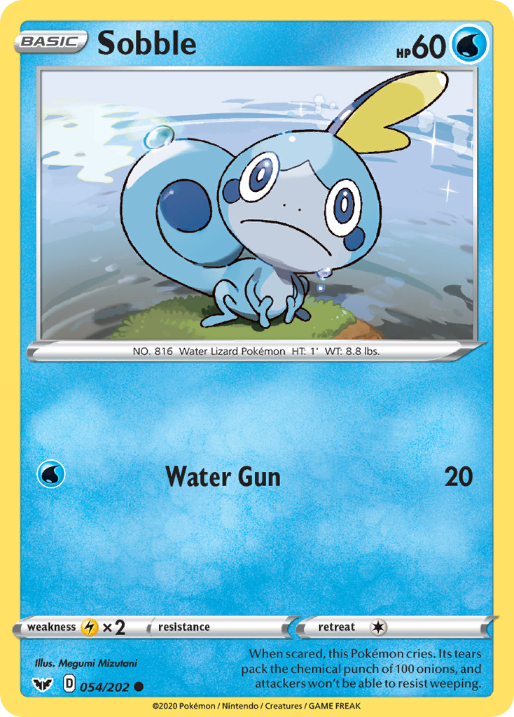 Sobble (054/202) [Sword & Shield: Base Set] | Exor Games Dartmouth