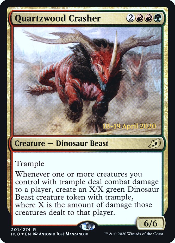 Quartzwood Crasher  [Ikoria: Lair of Behemoths Prerelease Promos] | Exor Games Dartmouth